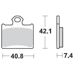 BRAKE PAD OFFROAD SINTER PRO RACING GP