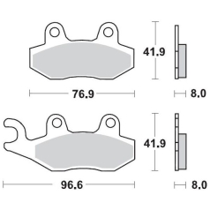 BRAKE PAD OFFROAD SINTER PRO RACING GP