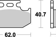 BRAKE PAD OFFROAD NITRO
