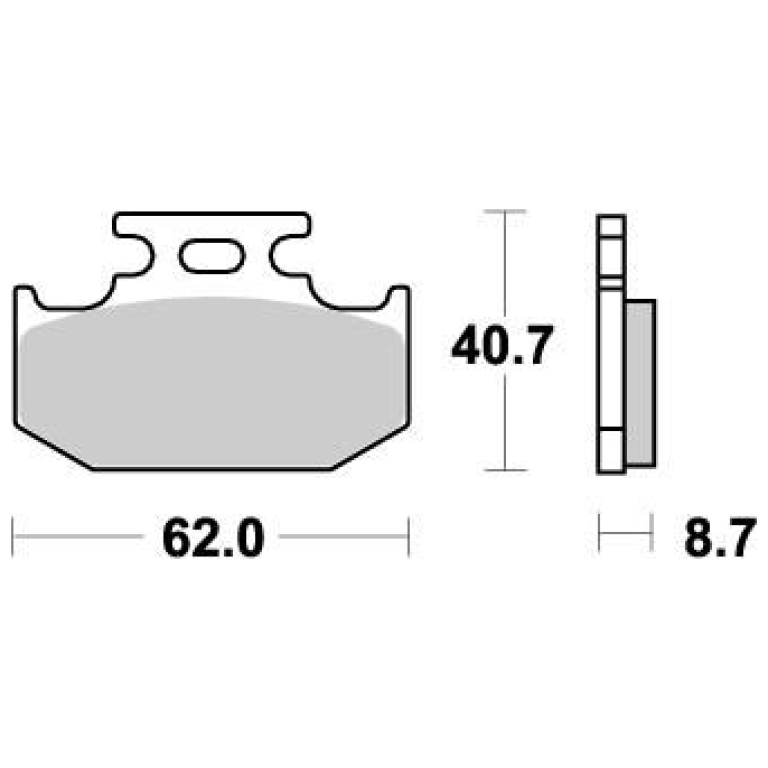 BRAKE PAD OFFROAD NITRO