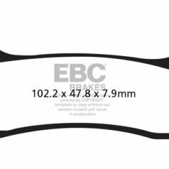 BRAKE PAD EPFA-HH SERIES SINTERED METAL