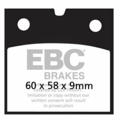 BRAKE PAD FA-V SERIES SINTERED METAL/ORGANIC COMPOUND