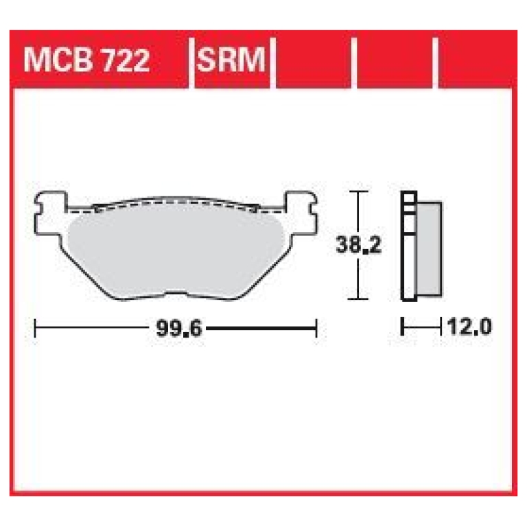 BRAKE PAD SRM SINTER SCOOTER >125