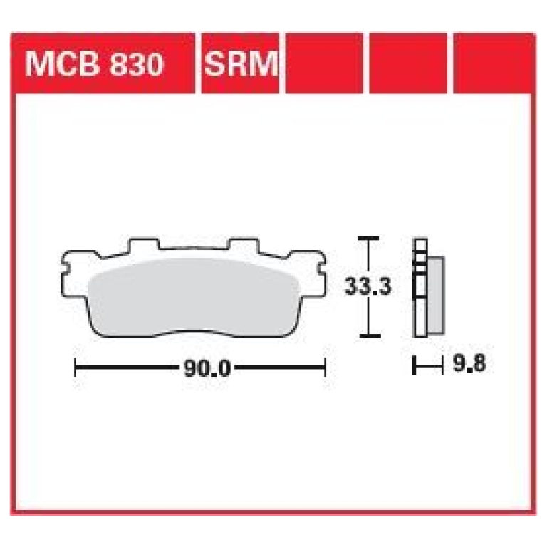 BRAKE PAD SRM SINTER SCOOTER >125