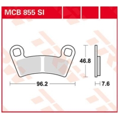 BRAKE PAD SI SINTER OFFROAD