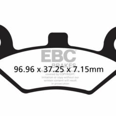 BRAKE PAD FA-R SERIES SINTERED METAL