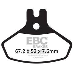 BRAKE PAD FA-R SERIES SINTERED METAL