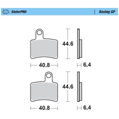 BRAKE PAD OFFROAD SINTER PRO RACING GP
