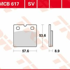BRAKE PAD ALLROUND ORGANIC STANDARD