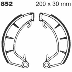 BRAKE SHOE PLAIN SERIES ORGANIC