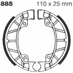 BRAKE SHOE PLAIN SERIES ORGANIC