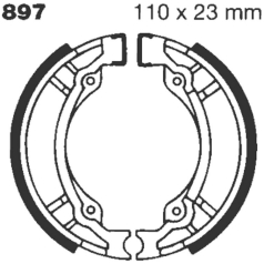 BRAKE SHOE PLAIN SERIES ORGANIC