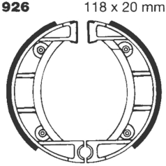 BRAKE SHOE PLAIN SERIES ORGANIC