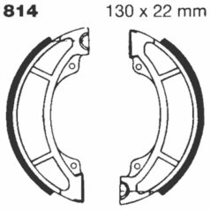 BRAKE SHOE WATER GROOVED SERIES ORGANIC