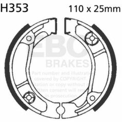 BRAKE SHOE PLAIN SERIES ORGANIC