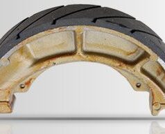BRAKE SHOE WATER GROOVED SERIES ORGANIC