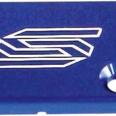 BRAKE COVER BILLET BLUE