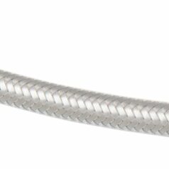 BRAKE LINE BRAIDED UNIVERSAL STAINLESS POLISHED NATURE