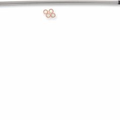 BRAKE LINE WITH HEADLIGHT USE ONLY WITH MOTO-MASTER RADIAL MASTER CYLINDER OEM LENGTH