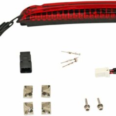BRAKE LINE UPPER DUAL DISC NON-ABS DESIGNER CHROME BLACK