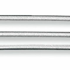 BRAKE LINE FRONT LOWER DUAL DISC NON-ABS DESIGNER STERLING CHROMITE® II NATURE