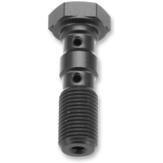 DOUBLE BANJO BOLT, M10X1.00 SUZUKI, ALUMINIUM, BLACK