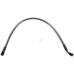 BRAKE LINE UPPER DUAL DISC NON-ABS DESIGNER CHROME BLACK