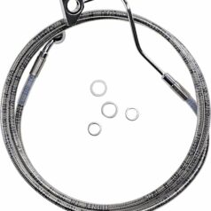 EXTENDED LENGTH FRONT STAINLESS STEEL BRAKE LINE KIT