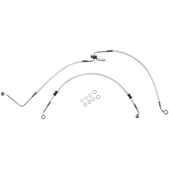 BRAKE LINE REAR ABS CLEAR JACKET STERLING CHROMITE® II NATURE