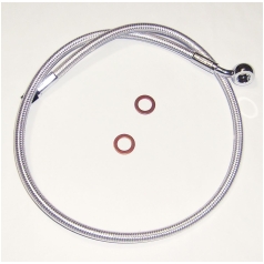BRAKE LINE FRONT UPPER ABS DESIGNER STERLING CHROMITE® II NATURE