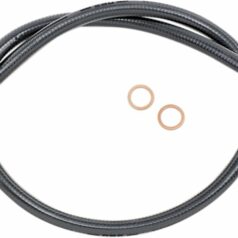BRAKE LINE FRONT UPPER ABS DESIGNER BLACK PEARL