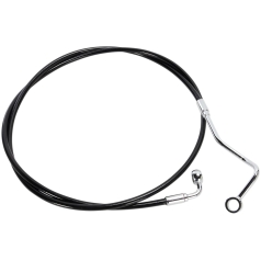 BRAKE LINE KIT ABS UPPER FRONT E-Z ALIGN XR 34" LENGTH BLACK PEARL BRAIDED
