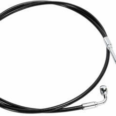 BRAKE LINE KIT ABS UPPER FRONT E-Z ALIGN XR 40" LENGTH BLACK PEARL BRAIDED