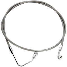 BRAKE LINE KIT ABS UPPER FRONT E-Z ALIGN XR 68" LENGTH POLISHED CHROME BRAIDED