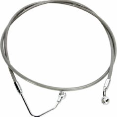 BRAKE LINE KIT ABS UPPER FRONT E-Z ALIGN XR 74" LENGTH POLISHED CHROME BRAIDED