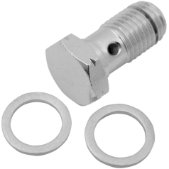 BANJO BOLT CHROME 10MM X 1.25