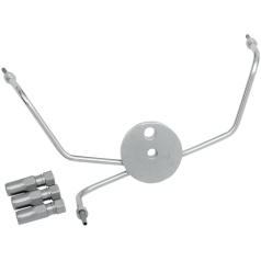 MANIFOLD DUAL DISC NON-ABS BYO® STAINLESS STEEL CHROME