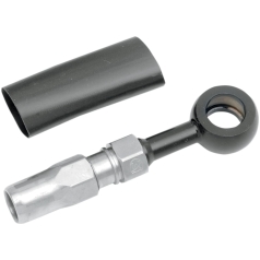 BANJO FITTING BYO® STAINLESS CHROME BLACK
