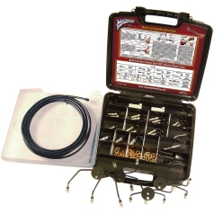 BRAKE LINE BUILDER KIT MASTER BYO® CHROME BLACK