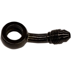 BANJO FITTING CUSTOM REPLACEMENT AN3 35°/10mm BLACK PEARL