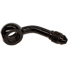 BANJO FITTING CUSTOM REPLACEMENT AN3 60°/10mm BLACK PEARL