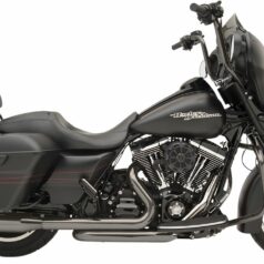 EXHAUST SYSTEM 2 INTO 2 WITH TWO-STEP CROSSOVER HEADER BLACK