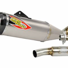 EXHAUST SYSTEM T-6 EURO STAINLESS WITH TITANIUM CANISTERS & CARBON END CAP