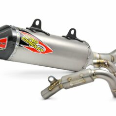 EXHAUST SYSTEM T-6 EURO STAINLESS WITH TITANIUM CANISTERS & CARBON END CAP