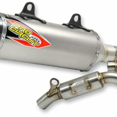EXHAUST SYSTEM T-6 EURO STAINLESS WITH TITANIUM CANISTERS & CARBON END CAP