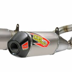 EXHAUST SYSTEM T-6 EURO DUAL STAINLESS WITH TITANIUM CANISTERS & CARBON END CAP