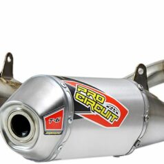 EXHAUST SYSTEM T-6 DUAL STAINLESS STEEL WITH ALUMINIUM CANISTER