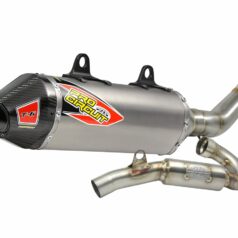 EXHAUST SYSTEM T-6 EURO STAINLESS WITH TITANIUM CANISTERS & CARBON END CAP