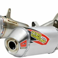 EXHAUST SYSTEM T-6 DUAL STAINLESS STEEL WITH ALUMINIUM CANISTER