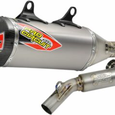 EXHAUST SYSTEM TI-6 TITANIUM WITH CARBON END CAP